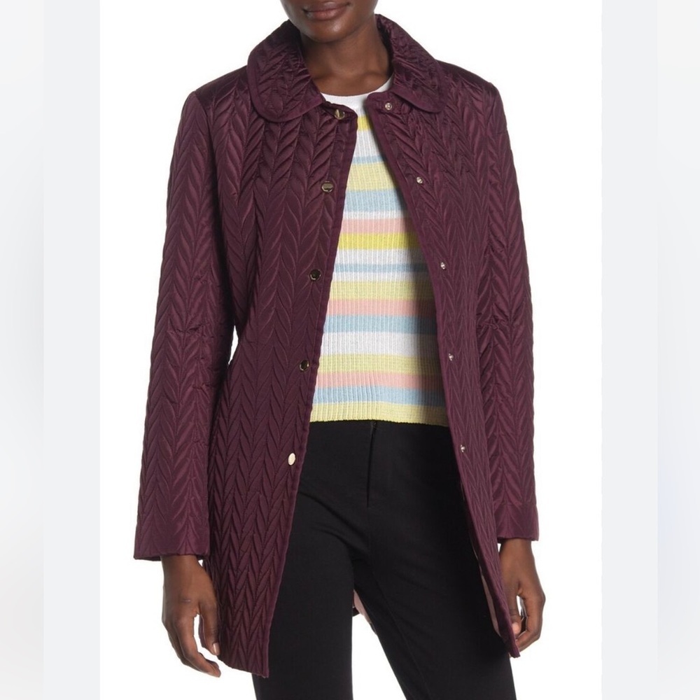 Kate Spade New York Long Quilted Coat - Picture 1 of 11